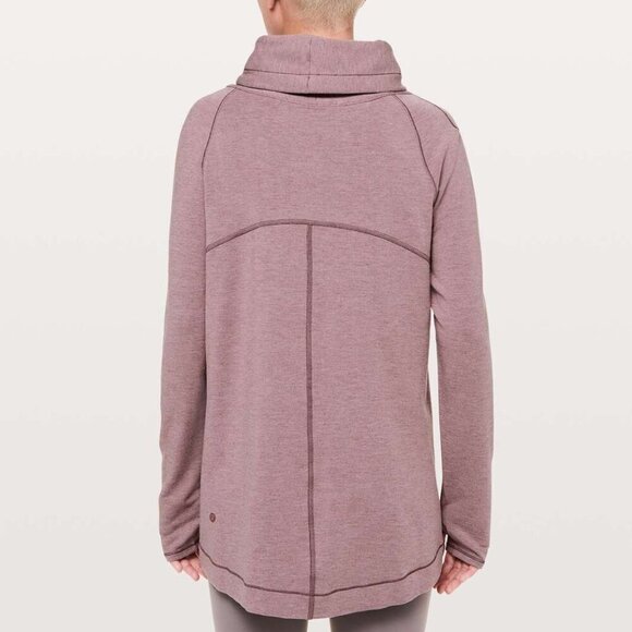 Lululemon Coast Easy Wrap- Heathered Misty Merlot- Size 2 - Picture 2 of 14